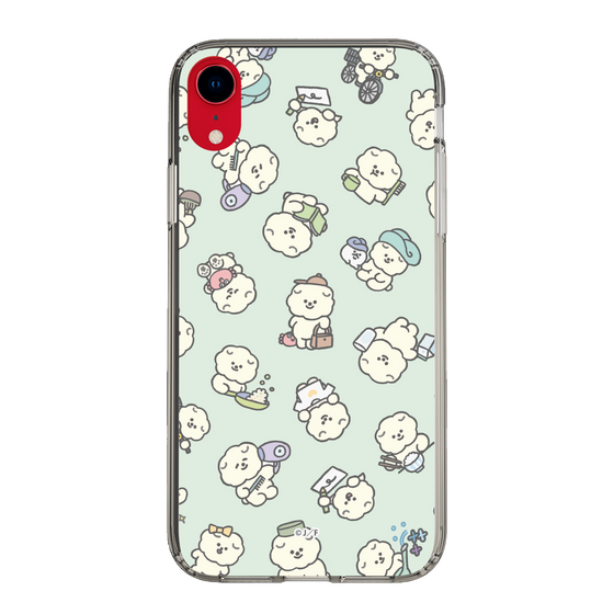 Slim Protection Case［ Mossari Mosao - Lots of Mosao - Green ］