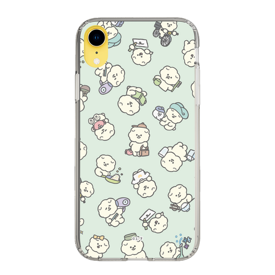 Slim Protection Case［ Mossari Mosao - Lots of Mosao - Green ］