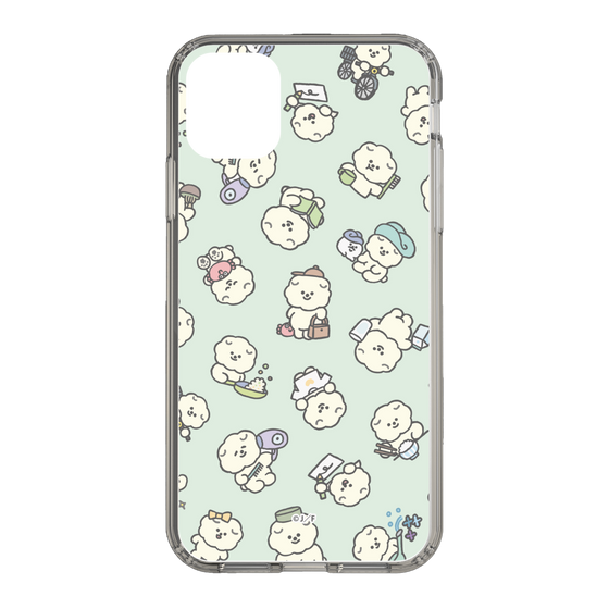 Slim Protection Case［ Mossari Mosao - Lots of Mosao - Green ］