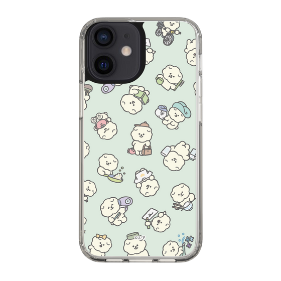 Slim Protection Case［ Mossari Mosao - Lots of Mosao - Green ］