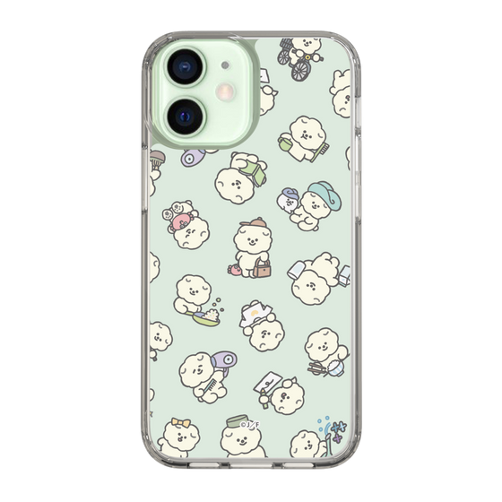 Slim Protection Case［ Mossari Mosao - Lots of Mosao - Green ］