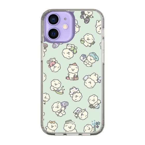 Slim Protection Case［ Mossari Mosao - Lots of Mosao - Green ］
