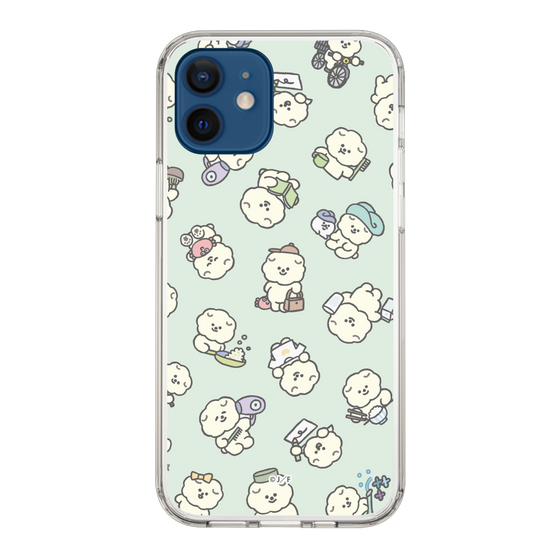 Slim Protection Case［ Mossari Mosao - Lots of Mosao - Green ］