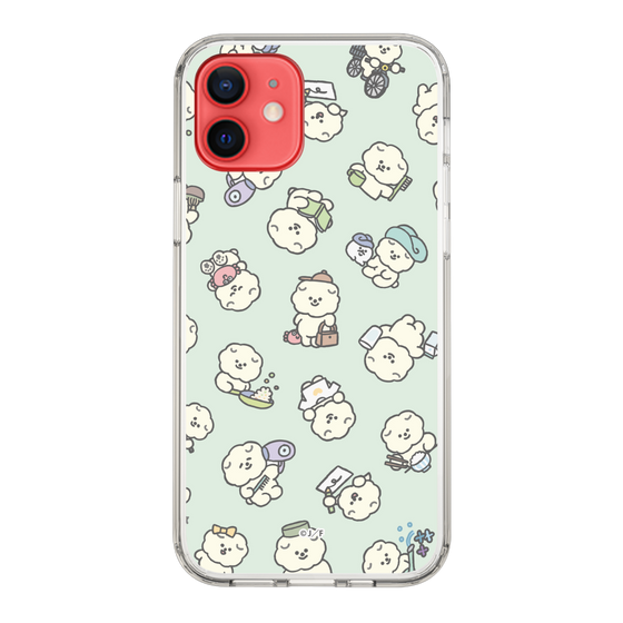 Slim Protection Case［ Mossari Mosao - Lots of Mosao - Green ］