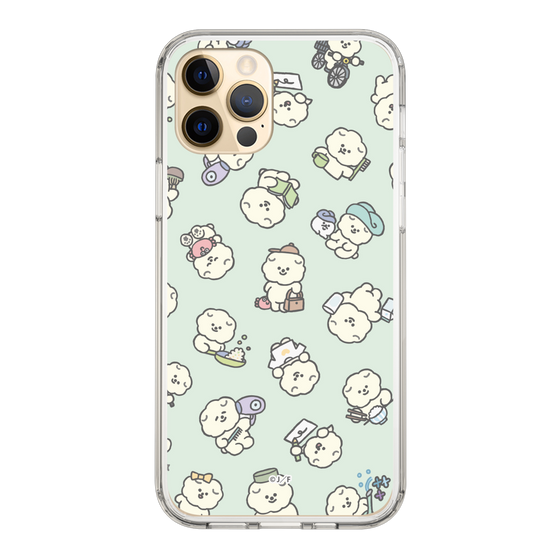 Slim Protection Case［ Mossari Mosao - Lots of Mosao - Green ］