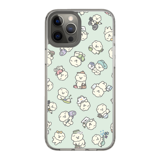 Slim Protection Case［ Mossari Mosao - Lots of Mosao - Green ］