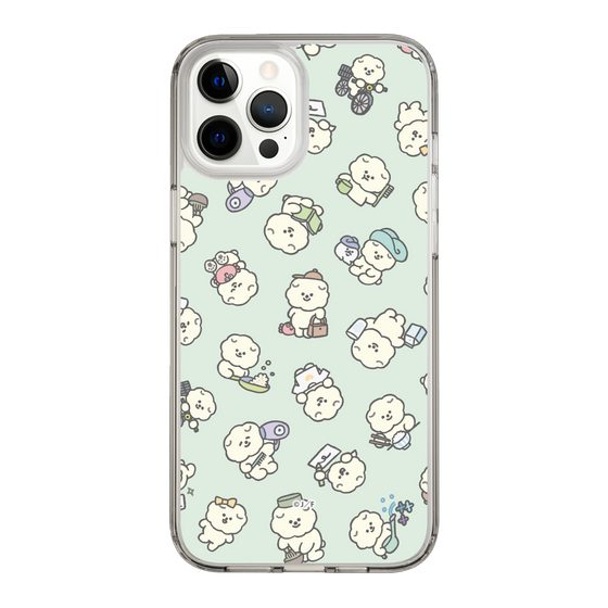 Slim Protection Case［ Mossari Mosao - Lots of Mosao - Green ］