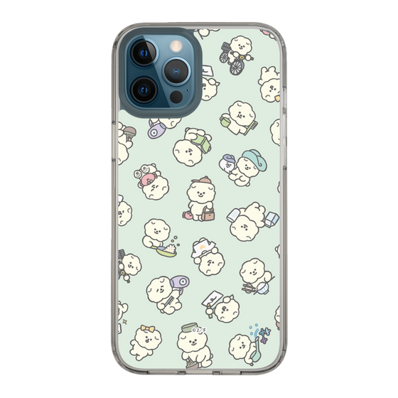 Slim Protection Case［ Mossari Mosao - Lots of Mosao - Green ］