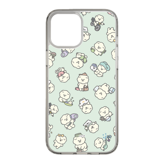 Slim Protection Case［ Mossari Mosao - Lots of Mosao - Green ］