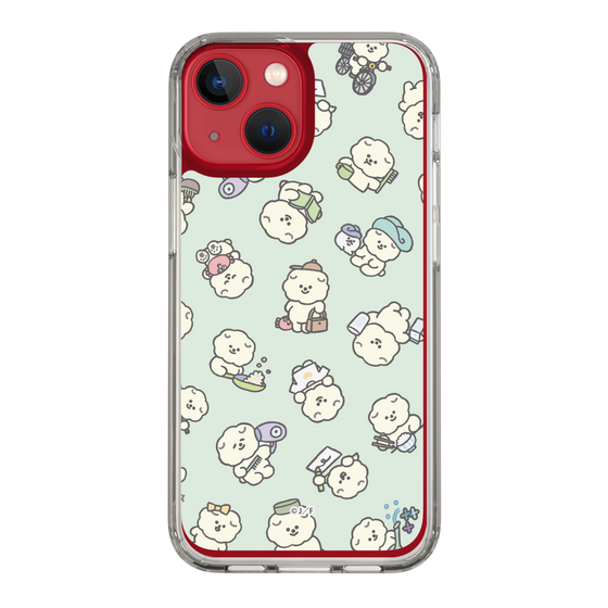Slim Protection Case［ Mossari Mosao - Lots of Mosao - Green ］