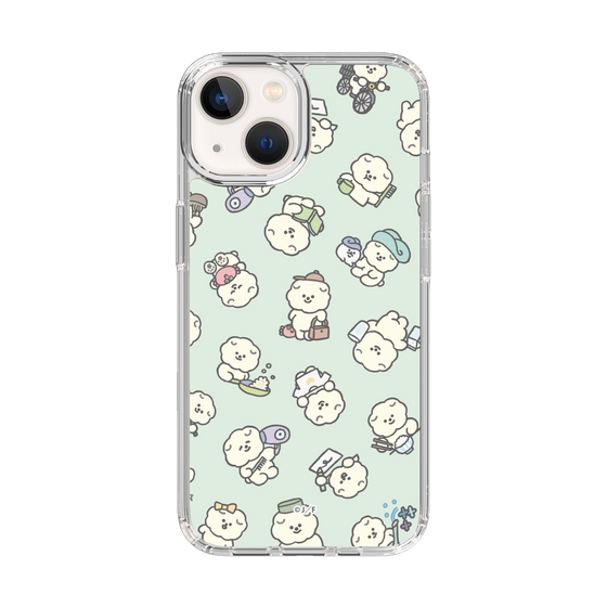 Slim Protection Case［ Mossari Mosao - Lots of Mosao - Green ］