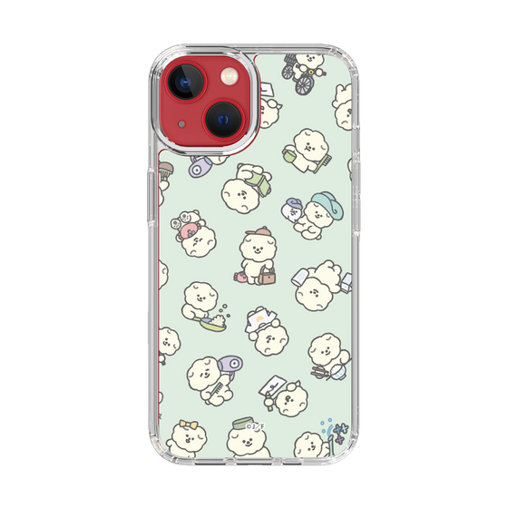 Slim Protection Case［ Mossari Mosao - Lots of Mosao - Green ］