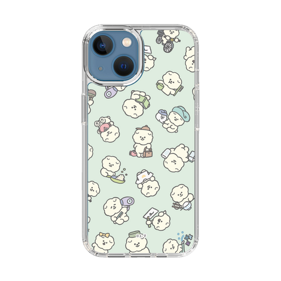 Slim Protection Case［ Mossari Mosao - Lots of Mosao - Green ］