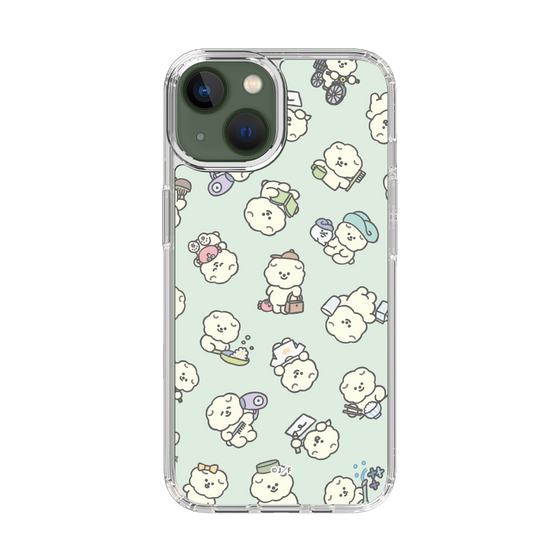 Slim Protection Case［ Mossari Mosao - Lots of Mosao - Green ］