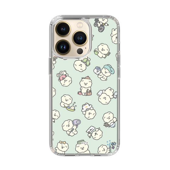 Slim Protection Case［ Mossari Mosao - Lots of Mosao - Green ］