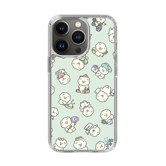 Slim Protection Case［ Mossari Mosao - Lots of Mosao - Green ］