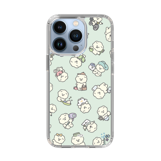Slim Protection Case［ Mossari Mosao - Lots of Mosao - Green ］