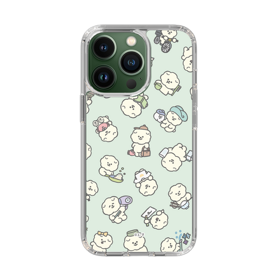 Slim Protection Case［ Mossari Mosao - Lots of Mosao - Green ］