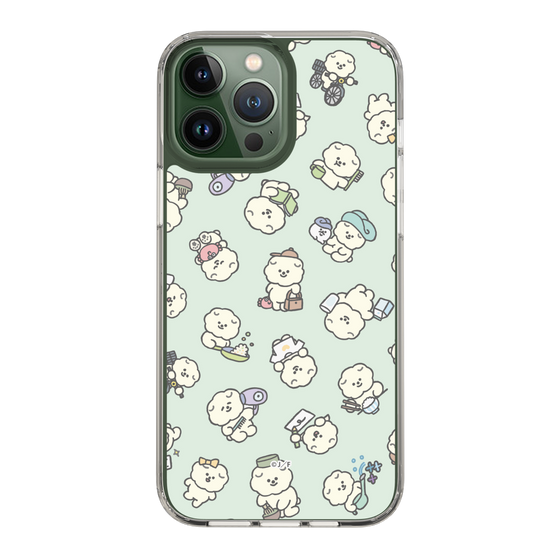 Slim Protection Case［ Mossari Mosao - Lots of Mosao - Green ］