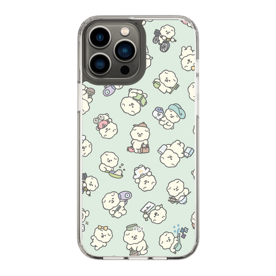 Slim Protection Case［ Mossari Mosao - Lots of Mosao - Green ］