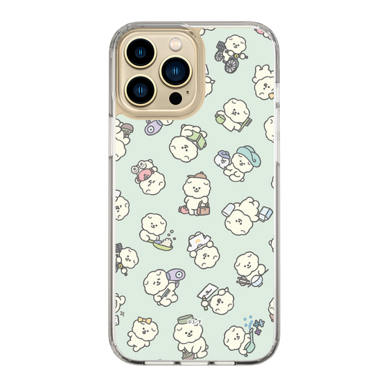 Slim Protection Case［ Mossari Mosao - Lots of Mosao - Green ］