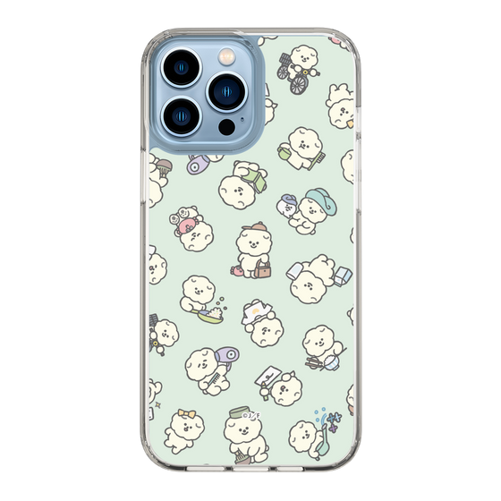Slim Protection Case［ Mossari Mosao - Lots of Mosao - Green ］