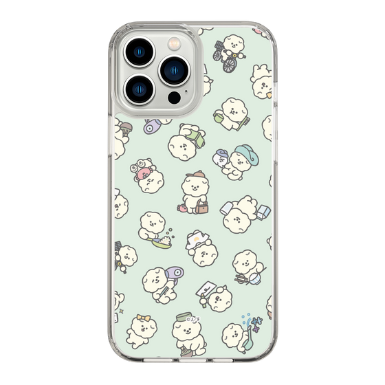 Slim Protection Case［ Mossari Mosao - Lots of Mosao - Green ］