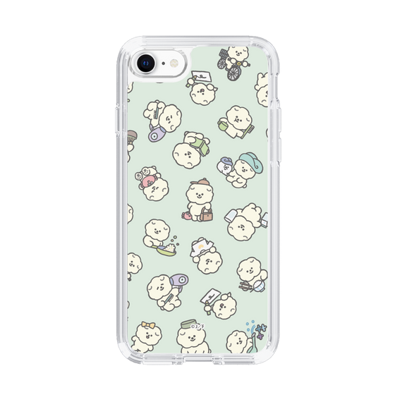 Slim Protection Case［ Mossari Mosao - Lots of Mosao - Green ］