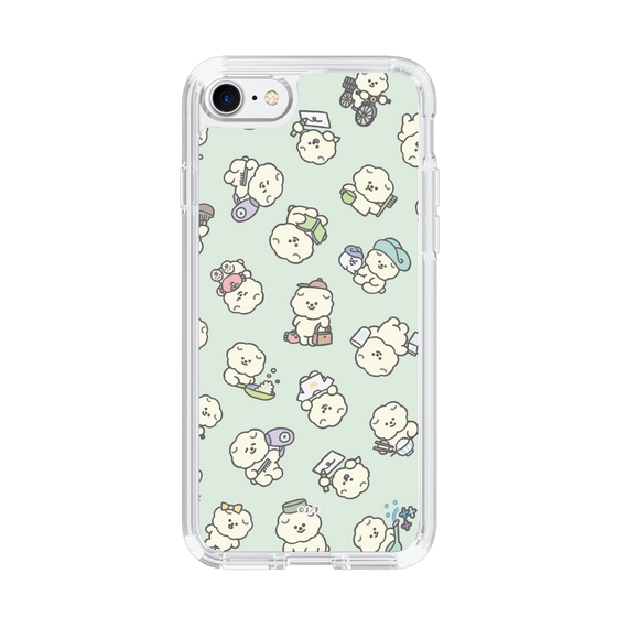 Slim Protection Case［ Mossari Mosao - Lots of Mosao - Green ］