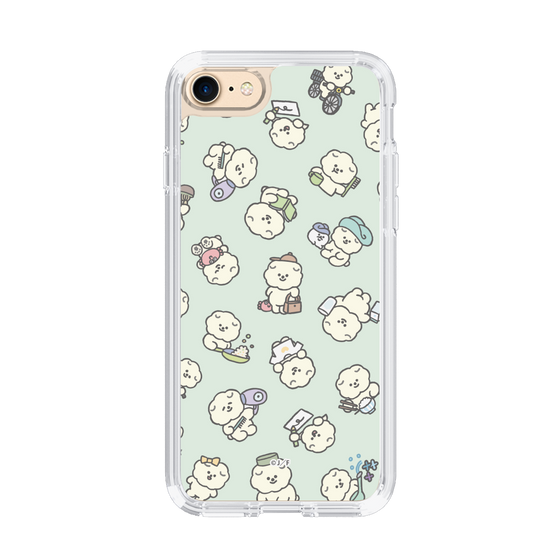 Slim Protection Case［ Mossari Mosao - Lots of Mosao - Green ］