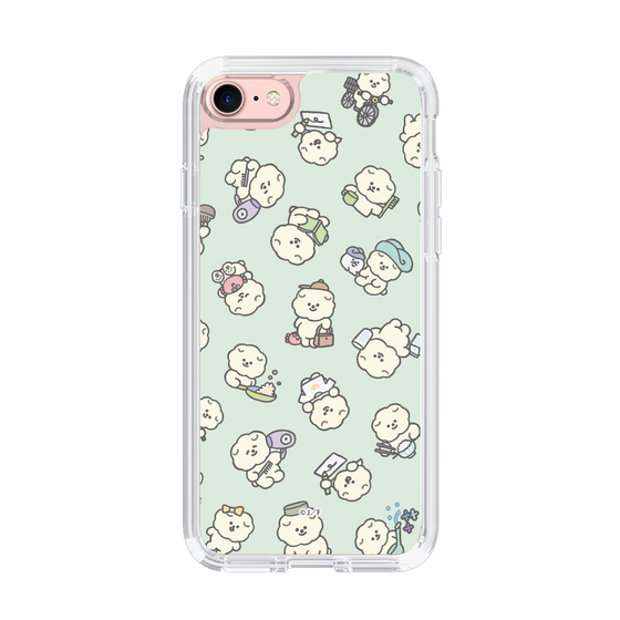 Slim Protection Case［ Mossari Mosao - Lots of Mosao - Green ］