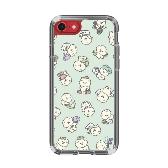 Slim Protection Case［ Mossari Mosao - Lots of Mosao - Green ］