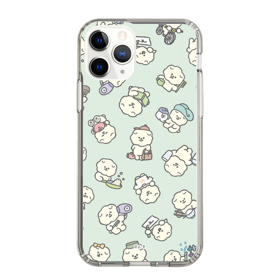 Slim Protection Case［ Mossari Mosao - Lots of Mosao - Green ］