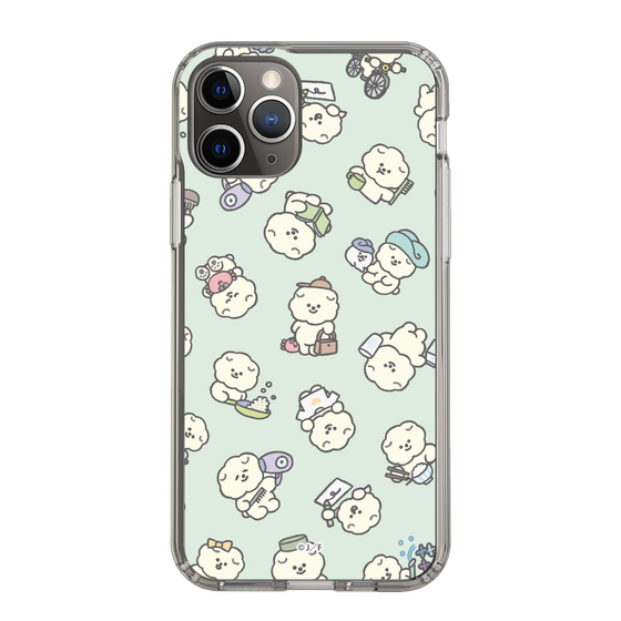 Slim Protection Case［ Mossari Mosao - Lots of Mosao - Green ］