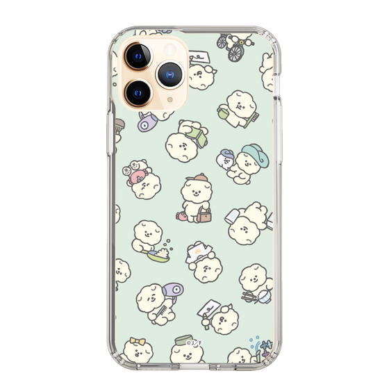 Slim Protection Case［ Mossari Mosao - Lots of Mosao - Green ］
