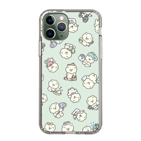 Slim Protection Case［ Mossari Mosao - Lots of Mosao - Green ］