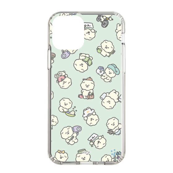 Slim Protection Case［ Mossari Mosao - Lots of Mosao - Green ］