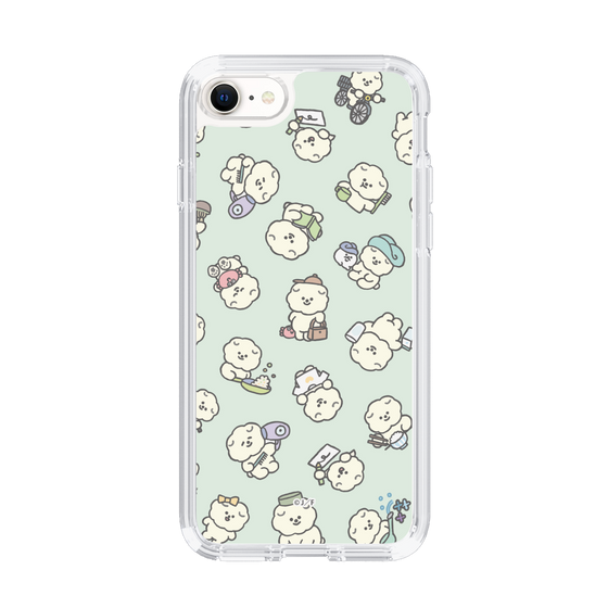 Slim Protection Case［ Mossari Mosao - Lots of Mosao - Green ］