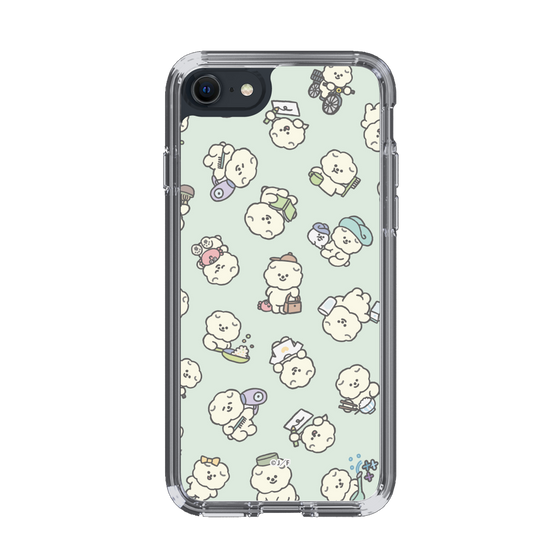 Slim Protection Case［ Mossari Mosao - Lots of Mosao - Green ］