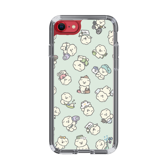 Slim Protection Case［ Mossari Mosao - Lots of Mosao - Green ］