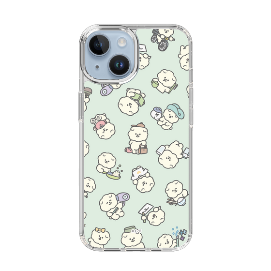 Slim Protection Case［ Mossari Mosao - Lots of Mosao - Green ］