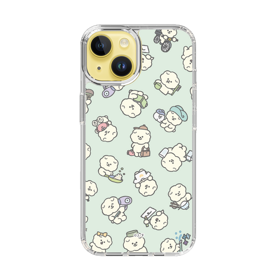 Slim Protection Case［ Mossari Mosao - Lots of Mosao - Green ］
