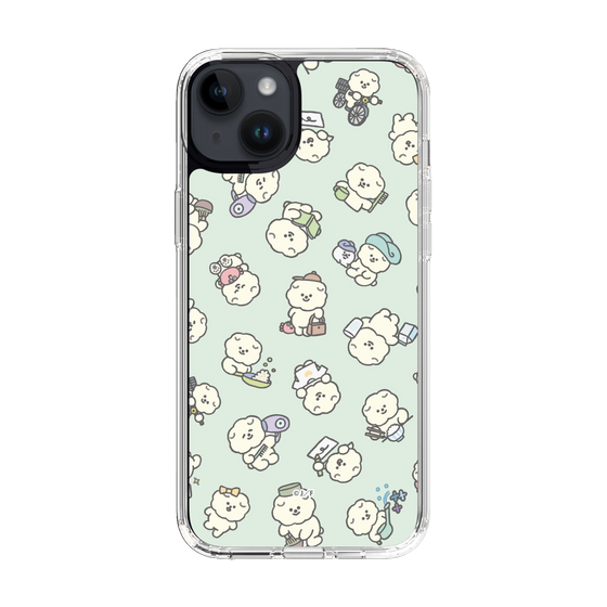 Slim Protection Case［ Mossari Mosao - Lots of Mosao - Green ］