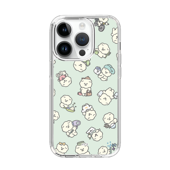 Slim Protection Case［ Mossari Mosao - Lots of Mosao - Green ］