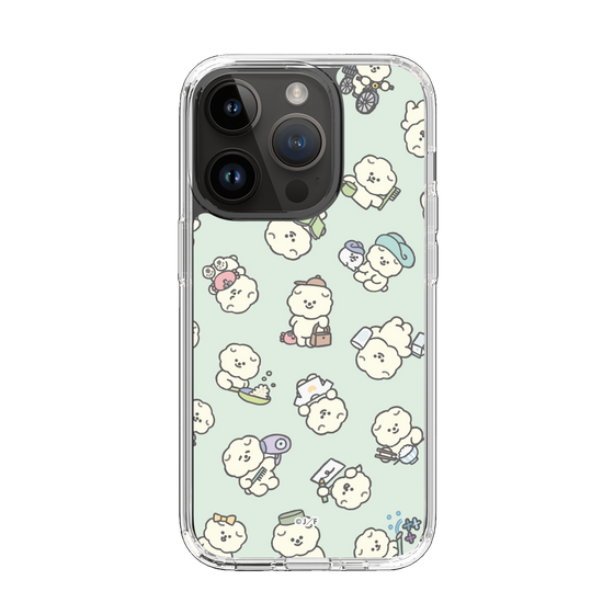Slim Protection Case［ Mossari Mosao - Lots of Mosao - Green ］