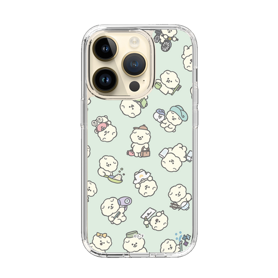 Slim Protection Case［ Mossari Mosao - Lots of Mosao - Green ］