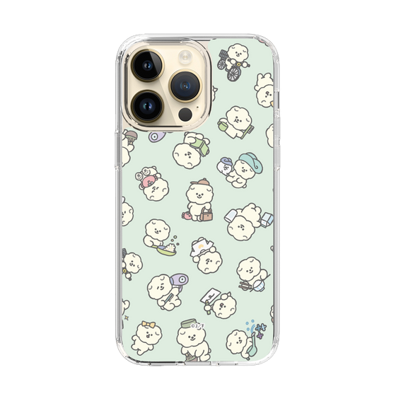Slim Protection Case［ Mossari Mosao - Lots of Mosao - Green ］