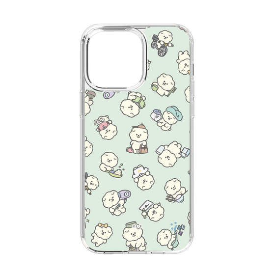 Slim Protection Case［ Mossari Mosao - Lots of Mosao - Green ］