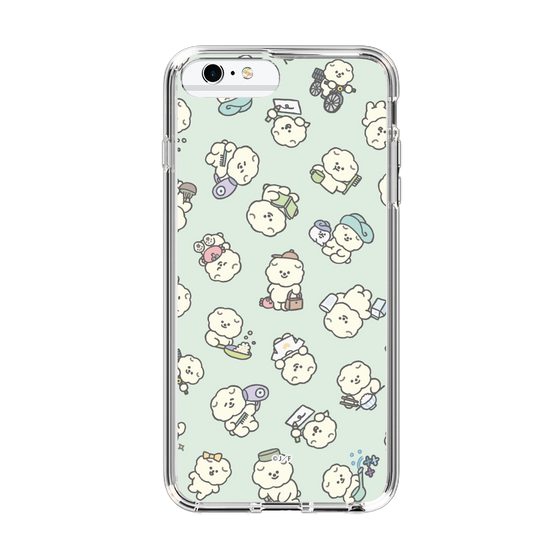 Slim Protection Case［ Mossari Mosao - Lots of Mosao - Green ］