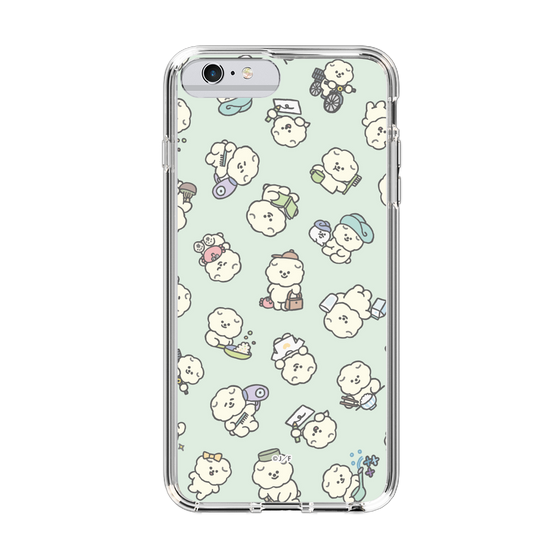 Slim Protection Case［ Mossari Mosao - Lots of Mosao - Green ］